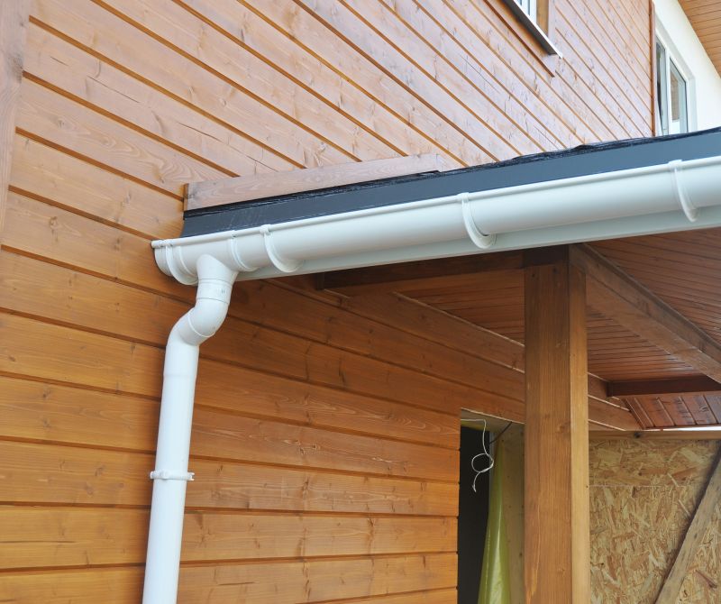 Plastic Downspout Installation detail